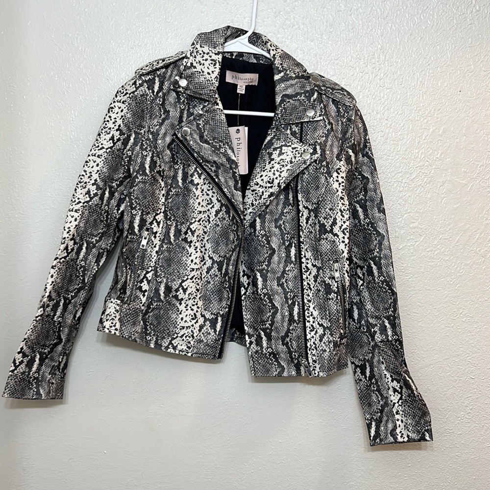 Brand new XS leather jacket